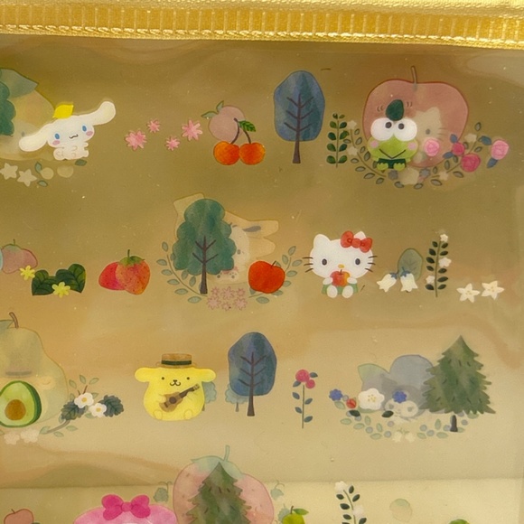 🍀 Sanrio Hello Kitty Cinnamoroll Pochacco Keroppi Kuromi Melody Makeup Bag  🍀 - Picture 4 of 6
